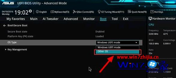 更改为Other OS(其他)选项