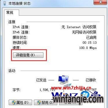 win7콢콢汾IPV4޷Ȩ޸